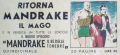Ad / back of "Albo Ciclone - Ciclone del West" #1 / Edizione Adriana 1952.